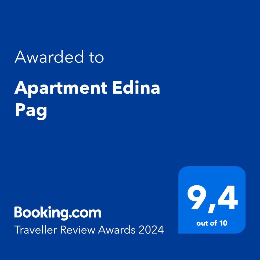 Apartment Edina Pag Pag Town Kültér fotó